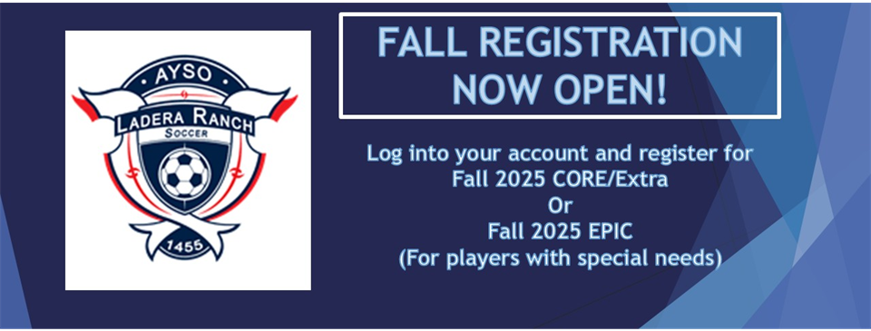 Fall 2025 Registration Now Open!